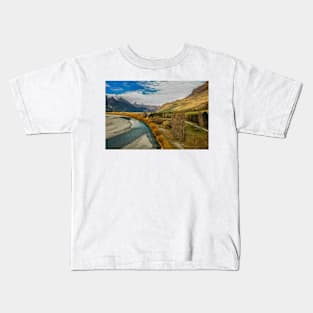 Above Matukituki River Kids T-Shirt